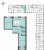 Планировка трехкомнатной квартиры площадью 76.38 кв. м в новостройке ЖК "Расцветай в Янино"