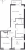 Планировка трехкомнатной квартиры площадью 76.13 кв. м в новостройке ЖК "Расцветай в Янино"