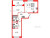 Планировка двухкомнатной квартиры площадью 50.25 кв. м в новостройке ЖК "Дворцовый фасад"