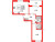 Планировка двухкомнатной квартиры площадью 52.49 кв. м в новостройке ЖК "Дворцовый фасад"