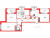 Планировка трехкомнатной квартиры площадью 78.07 кв. м в новостройке ЖК "Дворцовый фасад"