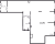 Планировка однокомнатной квартиры площадью 111.91 кв. м в новостройке ЖК "Наука"