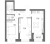 Планировка двухкомнатной квартиры площадью 66.7 кв. м в новостройке ЖК "Наука"