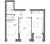 Планировка двухкомнатной квартиры площадью 66.8 кв. м в новостройке ЖК "Наука"