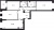 Планировка трехкомнатной квартиры площадью 89.33 кв. м в новостройке ЖК "Наука"