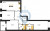 Планировка трехкомнатной квартиры площадью 85.66 кв. м в новостройке ЖК "Наука"