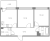Планировка двухкомнатной квартиры площадью 52.19 кв. м в новостройке ЖК "БФА в Озерках"