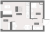 Планировка студии площадью 23.37 кв. м в новостройке ЖК "Новый Московский"