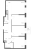 Планировка трехкомнатной квартиры площадью 77 кв. м в новостройке ЖК "Квартал Лаголово"