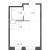 Планировка студии площадью 26.7 кв. м в новостройке ЖК "Курортный квартал"