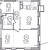Планировка однокомнатной квартиры площадью 45.5 кв. м в новостройке ЖК "Курортный квартал"