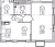 Планировка однокомнатной квартиры площадью 47.7 кв. м в новостройке ЖК "Курортный квартал"