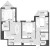 Планировка четырехкомнатной квартиры площадью 71.95 кв. м в новостройке ЖК "Мурино клаб"
