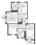 Планировка четырехкомнатной квартиры площадью 78.3 кв. м в новостройке ЖК "Мурино клаб"
