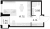 Планировка студии площадью 29.02 кв. м в новостройке ЖК "Glorax Парголово"