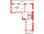 Планировка двухкомнатной квартиры площадью 67.08 кв. м в новостройке ЖК "Сенат в Московском"