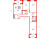 Планировка трехкомнатной квартиры площадью 86.56 кв. м в новостройке ЖК Amber Club