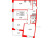 Планировка трехкомнатной квартиры площадью 72.5 кв. м в новостройке ЖК Amber Club