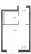 Планировка студии площадью 22.4 кв. м в новостройке ЖК "Невская долина"