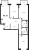 Планировка трехкомнатной квартиры площадью 83.16 кв. м в новостройке ЖК "Невская долина"