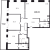 Планировка трехкомнатной квартиры площадью 120.03 кв. м в новостройке ЖК Imperial Club