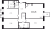 Планировка трехкомнатной квартиры площадью 111.21 кв. м в новостройке ЖК Imperial Club