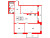 Планировка трехкомнатной квартиры площадью 96.73 кв. м в новостройке ЖК "Эко-Квартал Гармония"