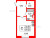 Планировка студии площадью 27.22 кв. м в новостройке ЖК "Сертолово парк"
