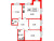 Планировка трехкомнатной квартиры площадью 74.1 кв. м в новостройке ЖК "Парусная 1"