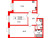 Планировка двухкомнатной квартиры площадью 65.8 кв. м в новостройке ЖК "Парусная 1"