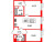 Планировка двухкомнатной квартиры площадью 59.3 кв. м в новостройке ЖК "Парусная 1"