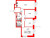 Планировка трехкомнатной квартиры площадью 71.3 кв. м в новостройке ЖК "Парусная 1"