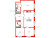Планировка трехкомнатной квартиры площадью 85.3 кв. м в новостройке ЖК "Парусная 1"