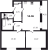 Планировка двухкомнатной квартиры площадью 56.36 кв. м в новостройке ЖК "AEROCITY 4"
