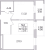 Планировка однокомнатной квартиры площадью 57.17 кв. м в новостройке ЖК "Рождественский квартал"