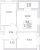 Планировка двухкомнатной квартиры площадью 51.29 кв. м в новостройке ЖК "Рождественский квартал"