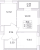 Планировка двухкомнатной квартиры площадью 51.52 кв. м в новостройке ЖК "Рождественский квартал"