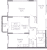 Планировка двухкомнатной квартиры площадью 59.05 кв. м в новостройке ЖК "Аннино сити"