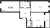 Планировка двухкомнатной квартиры площадью 65.01 кв. м в новостройке ЖК "Новая история"