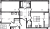Планировка двухкомнатной квартиры площадью 65.01 кв. м в новостройке ЖК "Новая история"