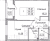 Планировка однокомнатной квартиры площадью 38.08 кв. м в новостройке ЖК "Квартал Заречье"
