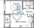 Планировка однокомнатной квартиры площадью 36.55 кв. м в новостройке ЖК "Квартал Заречье"