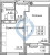 Планировка однокомнатной квартиры площадью 36.42 кв. м в новостройке ЖК "Квартал Заречье"