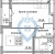 Планировка однокомнатной квартиры площадью 37.26 кв. м в новостройке ЖК "Квартал Заречье"