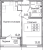 Планировка однокомнатной квартиры площадью 36.71 кв. м в новостройке ЖК "Квартал Заречье"