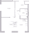 Планировка однокомнатной квартиры площадью 35.39 кв. м в новостройке ЖК "Стороны света-2"