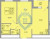 Планировка двухкомнатной квартиры площадью 52.07 кв. м в новостройке ЖК "Стороны света-2"