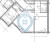 Планировка двухкомнатной квартиры площадью 61.68 кв. м в новостройке ЖК "Стороны света-2"