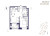 Планировка двухкомнатной площадью 37.64 кв. м в новостройке ЖК "Ranta Residence"