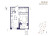 Планировка двухкомнатной площадью 39.3 кв. м в новостройке ЖК "Ranta Residence"